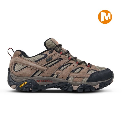 Pánské Trekové Boty Merrell Moab 2 Waterproof Hnědé (CZ. WQRHS)